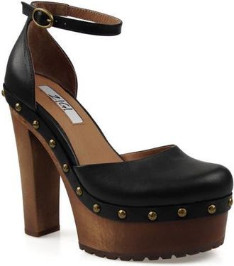 Zigi Soho Divaa Ankle Strap Platform Pump in Black at Nordstrom, Size 10