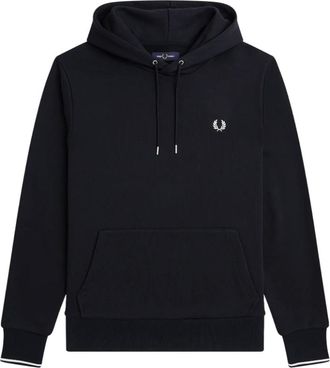 Fred Perry Heren, Sweatshirts & Hoodies, Blauw, Maat: XL Katoen