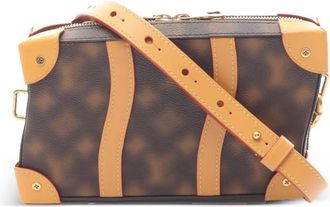 Louis Vuitton Borsa a tracolla Blurry Soft Trunk con monogramma 2022 - Marrone