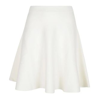 Max Mara Rokken, Dames, Wit, XS, Wol, Ubalda Minirok