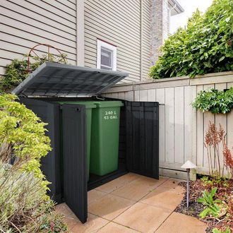 Keter Ba&uacute;l Multifunci&oacute;n 1200 L Negro Y Gris