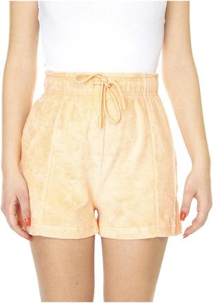 Lacoste Bermuda - Dames - Bermuda - Oranje - XS - Katoen - Korte Broeken