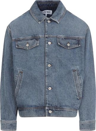 Loewe Heren, Jassen, Blauw, Maat: XL Katoen