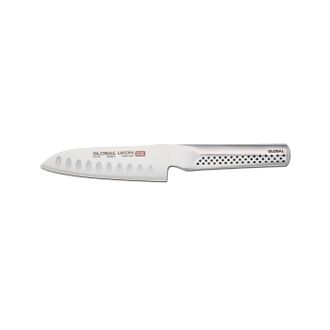 Global UKON 5 Santoku Knife, Hollow Ground