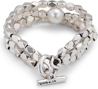 UNOde50 Pearl Accent Bead Bracelet
