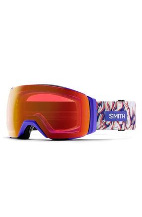 Smith I/O MAG XL Snow Goggles in Ultraviolet Peaking /Red at Nordstrom