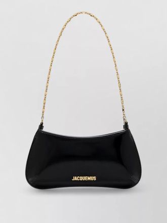 Jacquemus le petit bisou chaine leather shoulder bag