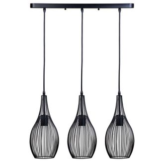 Wanderlust Deco Wanderlust Deco - L&aacute;mpara De Techo De Metal Negra 58x17x94