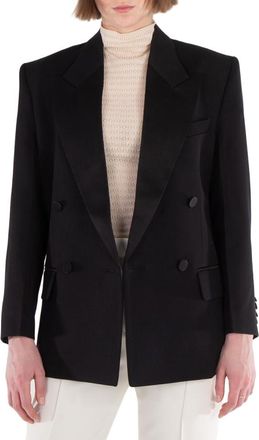 Victoria Beckham Double-Breasted Blazer, Brand Size 6 (US Size 2)