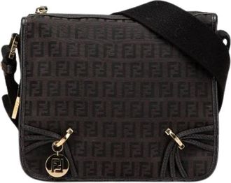 Fendi Pre-owned Cross Body Bags, female, Brown, Size: ONE SIZE Pre-owned Vintage Cross Body Bag