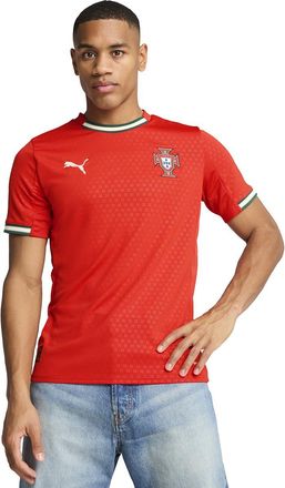 Puma Mens Portugal Trikot Home 2025 Rot, M Herren Shirt, Red/Almond, M