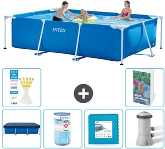 Intex Piscina Con Estructura Rectangular - 300x200x75 Cm - 7-piezas S146