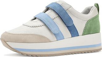 Johnston & Murphy Gracie Double Strap Sneaker Womens Shoes White : 7.5 M, Leather