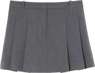 Pinko Pinko, Rokken, Dames, Grijs, M, Polyester, Giudici Rok
