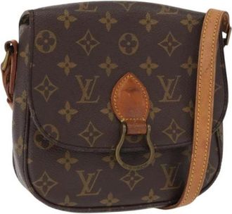 Louis Vuitton Pre-owned Cross Body Bags, female, Brown, Size: ONE SIZE Pre-owned Vintage Canvas Cross Body Bag