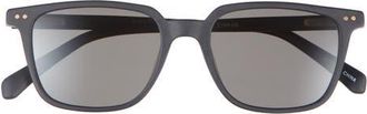 Eyebobs C Suite 50mm Polarized Square Sunglasses in Matte Black at Nordstrom