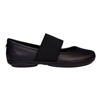Camper Womens Right Nina Flats In Black