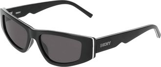 DKNY DK560S 001 Womens Sunglasses Black Size 55