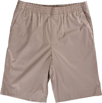 Calvin Klein Katoenen Bermuda Shorts met Koord - Heren - Korte Broeken - Bruin - W35 - Katoen - Korte Broeken