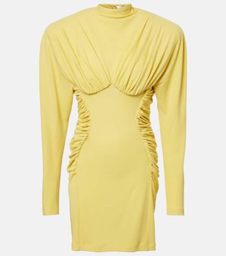 Stella McCartney Draped jersey minidress