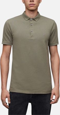AllSaints Allsaints Mens All Saints Reform Mens Polo Shirt Summer Pique Polo Casual Solid Polo T Shirts - Tan - Size: 36