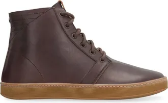 Volta Sneakers alte in pelle - Marrone