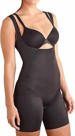 TC Fine Intimates Comfort Wyob Thigh Slimmer Shapewear With Back Magic In Black