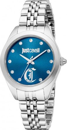 Just Cavalli Womens JC1L309M0045 Ladies Glam Chic Luna Watch - Silver - One Size