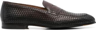 Doucal's Leather Plot Loafer - Heren - Loafers - Bruin - 41 EU - Leer - Schoenen
