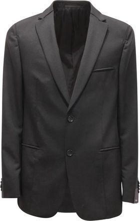 Ermenegildo Zegna Wollen pak met Drop 8 Deco - Heren - Blazers - Zwart - XL - Wol - Jassen