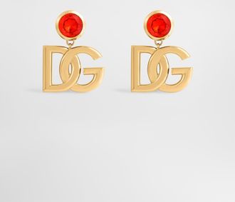 Dolce & Gabbana Orecchini - Woman Bijoux Orange Metal Onesize