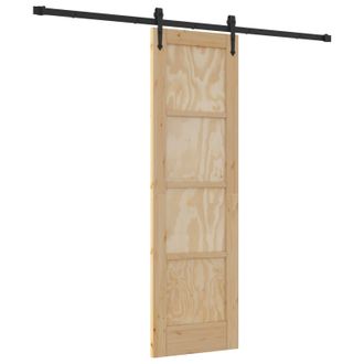 vidaXL Puerta Corredera Orkdal Natural 61 X 198,5 Cm Vidaxl