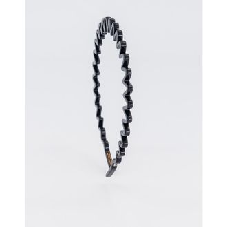 Alexandre de Paris Alesia Acetate Headband in Black at Nordstrom