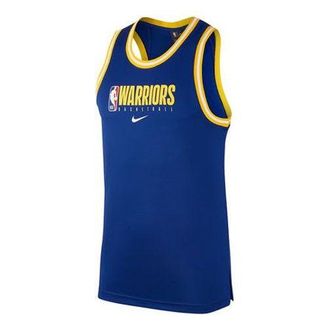 Nike Golden State Warriors Dri-FIT NBA Jersey Vest Blue BQ9336-495