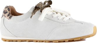 DWRS Sava Leopard Sneakers - Dames - Sneakers - Beige - 39 EU - Su&egrave;de - Schoenen