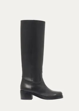 Gabriela Hearst Marion Leather Knee-High Boots