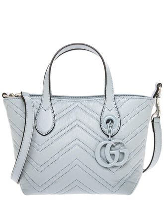 Gucci Gg Marmont Small Leather Tote