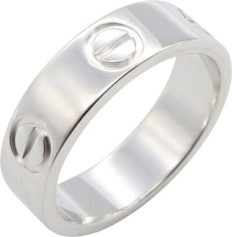 Cartier White Gold White Gold (18K) Band Ring (Pre-Owned)