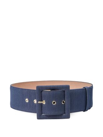 Carolina Herrera denim belt - Blue