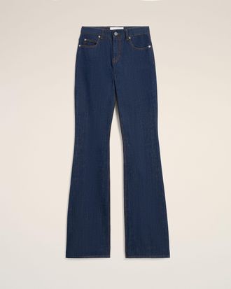 Ami Blue Cotton Bootcut Fit Jeans Blue - 25 - for Women