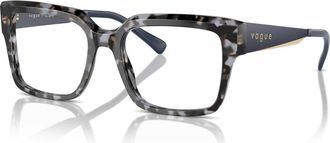 Vogue Eyewear 51mm Rectangle optical glasses in Blue at Nordstrom
