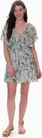 Rebecca Taylor Mia Mini Dress in Seafoam Multi at Nordstrom, Size X-Small