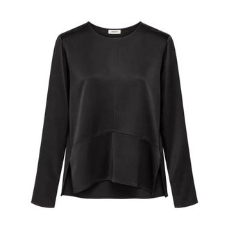 Dondup Camicia Blouse - Dames - Blouses & Shirts - Zwart - Maat: 2XS Viscose