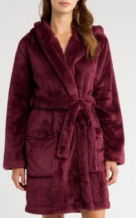 UGG Aarti Faux Shearling Hooded Robe in Wgrp at Nordstrom Rack, Size X-Small