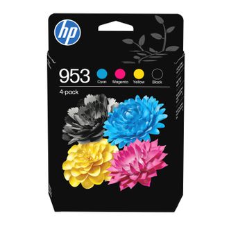 OEM Cartucho De Tinta Original Hp 953 Negro Y Color De Capacidad Est&aacute;ndar Multipack De 4 Unidades
