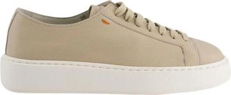 Santoni Clean Sneaker - Dames - Sneakers - Roze - 36 1/2 EU - Leer - Schoenen