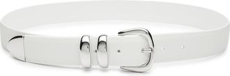 Anderson's Grained Leather Belt - White - 95 (UK16/xL)
