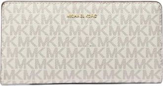 Michael Kors Stijlvolle Portemonnees en Kaarthouders - Dames - Portefeuilles - Beige - ONE Size - Accessoires