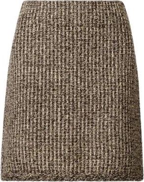 Fabiana Filippi Minirok met pailletten - Dames - Korte rokken - Bruin - XS - Pailletten - Rokken