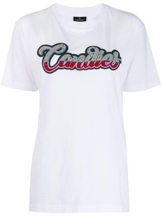 Marcelo Burlon Candies patch T-shirt - women - Cotton - S - White